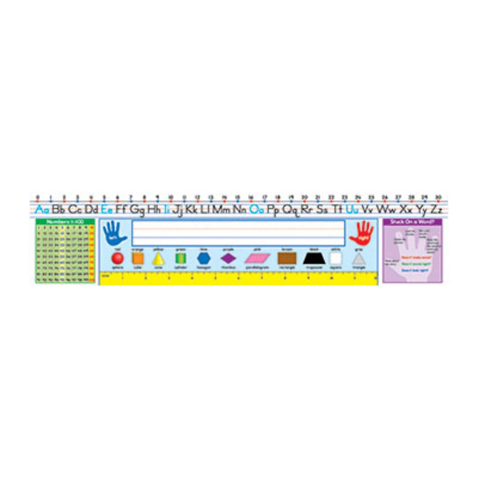 Carson-Dellosa Desk Nameplates; Traditional Manuscript, Grade 1-2