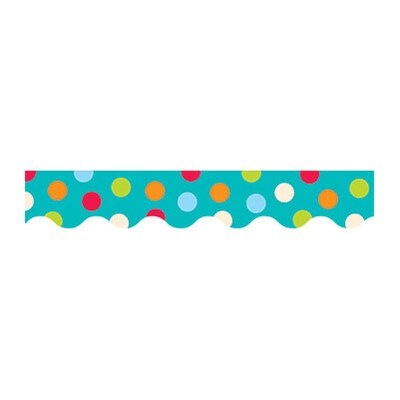 Creative Teaching Press™ Borders; Dots on Turquoise