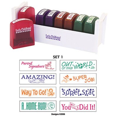 Self-Inking Teacher Stamps; Set 1