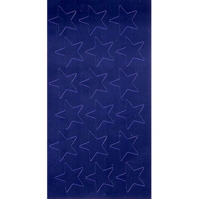 Foil Stars; 1/2, Blue, 250/Pk