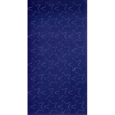 Foil Stars; 3/4, Blue, 175/Pk
