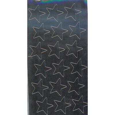 Foil Stars; 3/4, Silver, 175/Pk