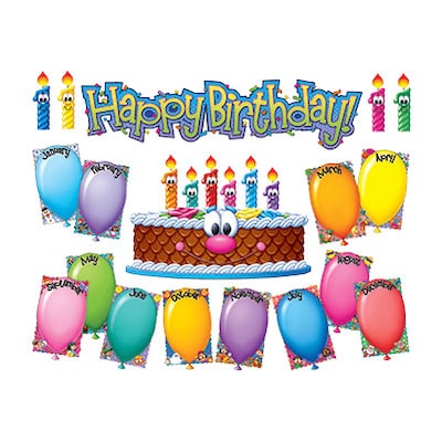 Happy Birthday Mini Bulletin Board Set