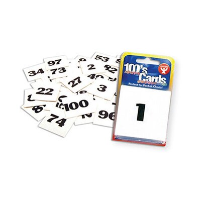 Hygloss Flash Cards; 100s Cards