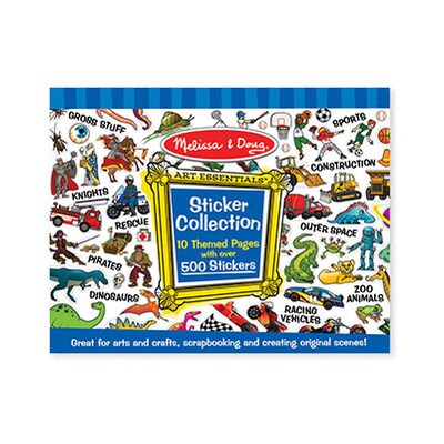 Melissa & Doug Sticker Collection; Blue
