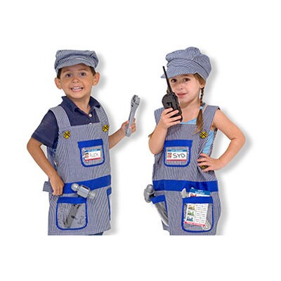 Melissa & Doug® Role Play Costume Set; Train Engineer