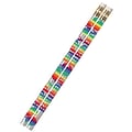 Musgrave Birthday Blitz Motivational Pencils, Pack of 12 (MUS1356D)