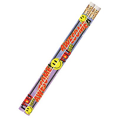 Musgrave You Are Awesome Motivational Pencils, Pack of 12 (MUS2473D)