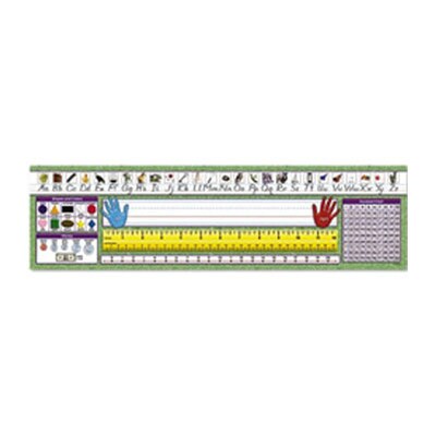 Primary Modern Manuscript Alphabet Desk Plate