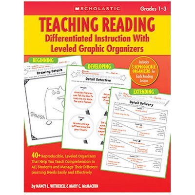 Scholastic Teaching Reading Differentiated Instruction with Leveled Graphic Organizers