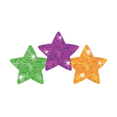 Trend Super Stars superShapes Stickers-Sparkle, 180 CT (T-46306)