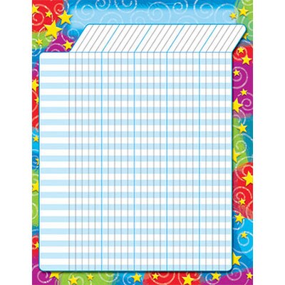 Trend Stars n Swirls Incentive Chart, 17 x 22 (T-73355)