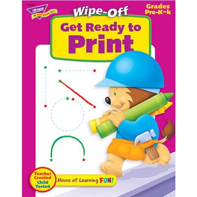 Trend Wipe-Off Book; Get Ready to Print