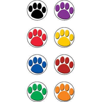 Teacher Created Resources Mini Stickers; Paw Prints