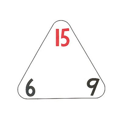 Triangle Flash Cards, Multiplication & Division for Grades 3-5, 20 Pack (CRE4552)
