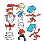 Dr. Seuss Characters Two-Sided Deco Kit