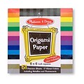 Melissa & Doug Origami Paper, Vibrant Colors, 6 x 6, 50 Premium Sheets (LCI4129)