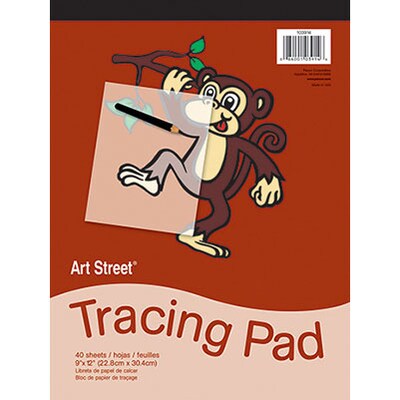 Pacon Tracing Paper Pad, 9 x 12, White, 40 Sheets (PAC103914Q)