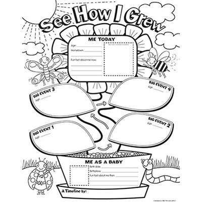 Scholastic Teaching Resources Poster Sets; My Timeline