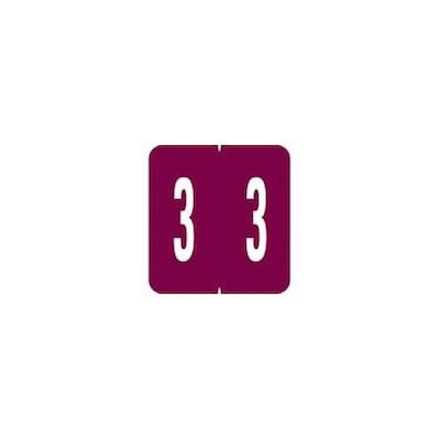 Medical Arts Press® GBS® Compatible 1900 Series Numeric Roll Labels; 3