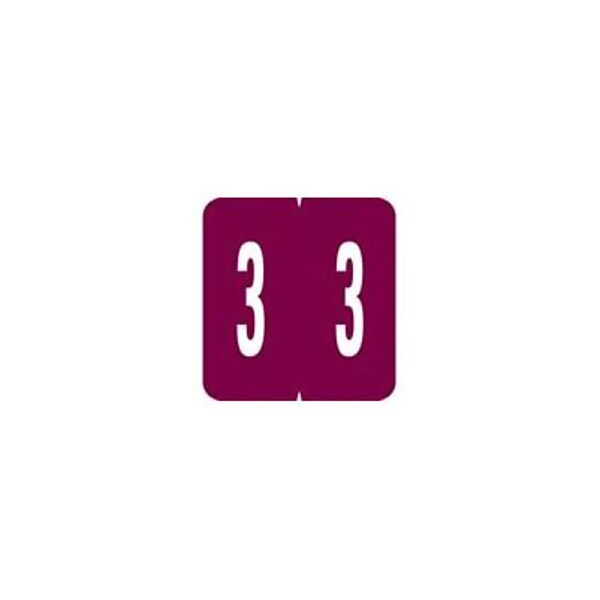 Medical Arts Press® GBS® Compatible 1900 Series Numeric Roll Labels; 3