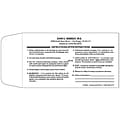 Medical Arts Press® Pill Envelopes; 3-1/8 x 5-1/2, White, Gummed, Custom, 500/Box