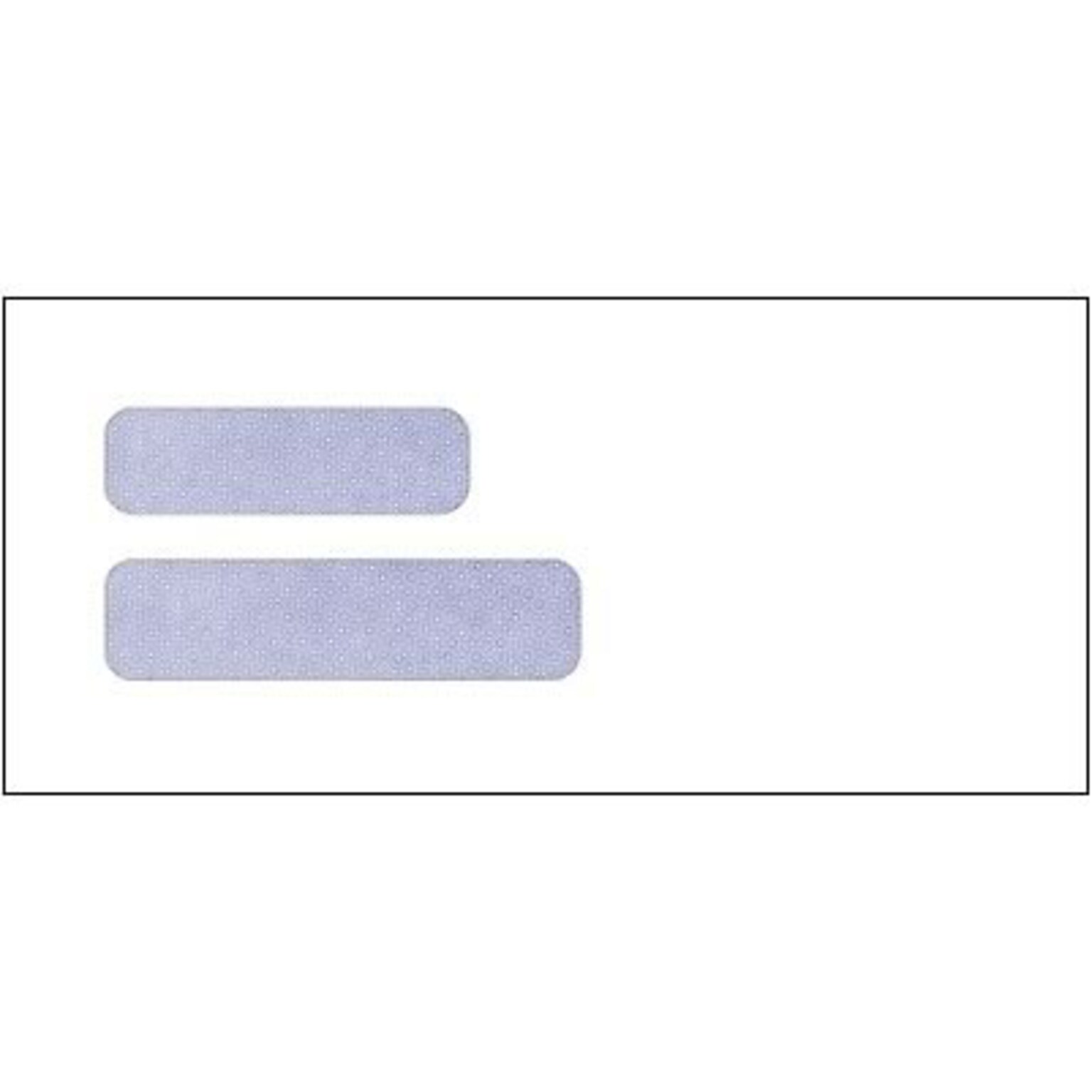 Medical Arts Press® Double Window Self Seal Envelopes; 4-1/8x9, Security Tint, 500/Box