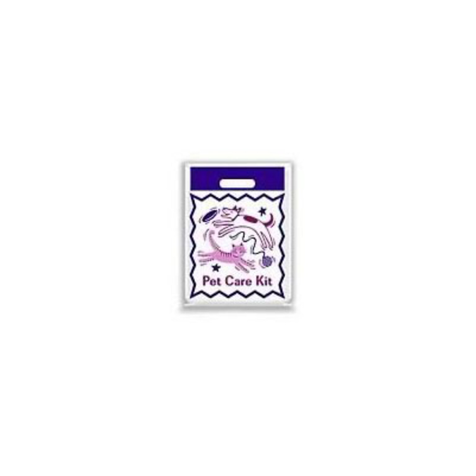Medical Arts Press® Veterinary Non-Personalized 2-Color Large Supply Bags; 9 x 13, Dog/Cat, Pet Care Kit, 100 Bags, (36893)