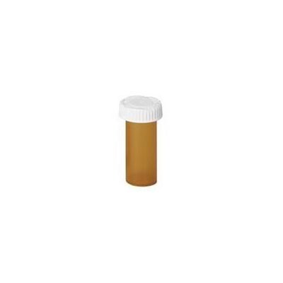 Child Resistant Push and Turn Vials; Economy, 20-dram