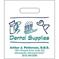 Medical Arts Press® Dental Personalized Small 2-Color Supply Bags; 7-1/2x9, Floss/Brush/Paste, 100 Bags, (53199)