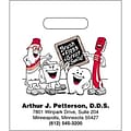 Medical Arts Press® Dental Personalized 2-Color Supply Bags; 7-1/2x9, Chalkboard, Brush & Floss