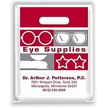 Medical Arts Press® Eye Care Personalized Small 2-Color Supply Bags; 7-1/2x9, Eye Supplies, 100 Bag