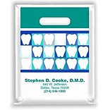 Medical Arts Press® Dental Personalized 2-Color Supply Bags, 7-1/2x9, Tooth Quilt Design