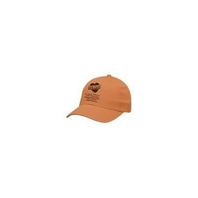 Custom Printed Washed Chino Cap