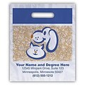 Medical Arts Press® Veterinary Personalized Small 2-Color Supply Bags; Cartoon Dog & Cat Heads