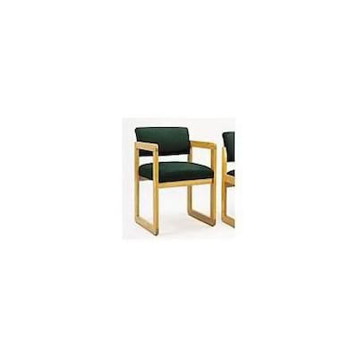 Lesro Classic Series Open Back Reception Collection in Standard Fabric; Standard Guest Chair w/ Arms