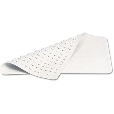 Rubbermaid® Safti-Grip Latex-Free Vinyl Bath Mat; 4/Carton