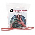 SuperSize Rubber Bands; Red/Blue/Green, 1/4 wide, Assorted Lengths, 24/Pack