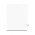 Avery® Avery-Style Legal Side Tab Dividers Individual Letters; 1-Tab, Title V, Letter, WE, 25/pk