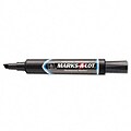 Avery® Marks-A-Lot® Standard Permanent Markers; Chisel Point, Black, 1 Dozen