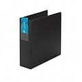 Avery® Durable Gap Free™ Slant 3 D-Ring Binder with Label Holder; Non-View, Black, 3-Ring