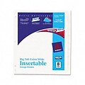 Worksaver Big Tb Extrawide Dividers, Clear Tabs, 8-Tab, 9 x 11, WE