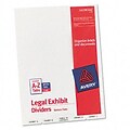 Avery-Style Lgl Bottom Tb Dividers, 27-Tb, Exhbt A-Z, Letter, WE, 27/set