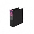 Avery® Durable Mini Gap Free™ 2 Round Ring Binder with Label Holder; Non-View, Black, 3-Ring