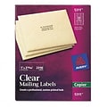 Avery® Address Labels; Clear, 1x2-13/16, 2310 Labels
