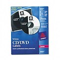 Avery® CD Labels; White, 4-5/8 Diameter, 250 Labels