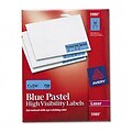 Avery® High-Visibility Address Labels; Pastel Blue, 1x2-5/8, 750 Labels