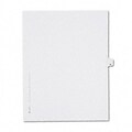 Avery® Allstate-Style Individual Number Legal Index Dividers; Title: 39, Letter, White, 25/pk