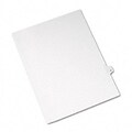 Avery® Allstate-Style Individual Number Legal Index Dividers; Title: 44, Letter, White, 25/pk