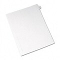 Avery® Allstate-Style Individual Number Legal Index Dividers; Title: 49, Letter, White, 25/pk